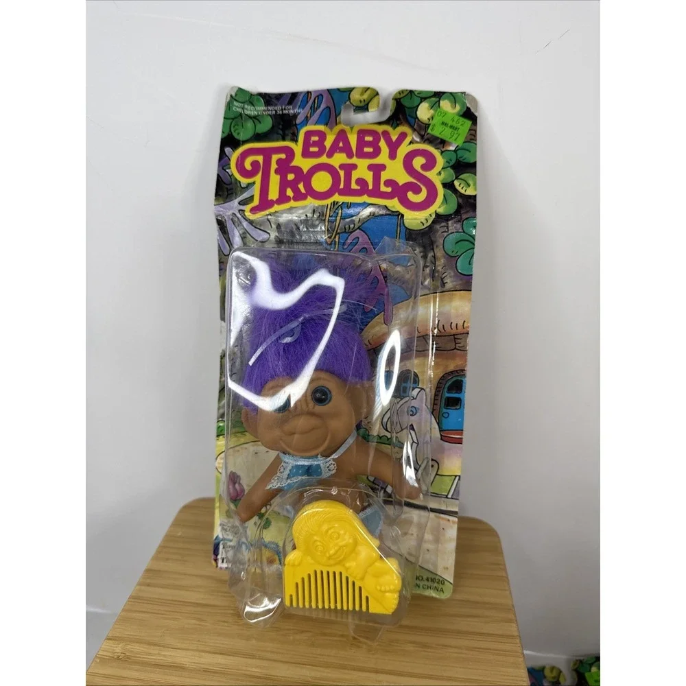 Vintage 90's Baby TROLLS Dolls 6